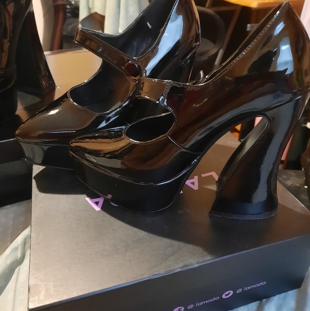 Lamoda X DollsKill Patent Leather Heels